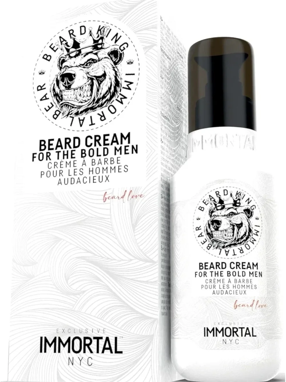 Beard Cream for Men — White